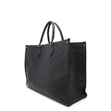 Load image into Gallery viewer, LOUIS VUITTON Onthego NoirM44925 Monogram Empreinte Leather Size GM
