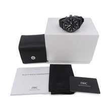 Load image into Gallery viewer, IWC Pilot&#39;s Watches Chronograph Top Gun W44.5mm Ceramic Fabric Black DialIW389101
