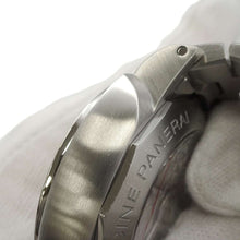 将图像加载到图库查看器中，PANERAI Luminor 1950 3 Days GMT W44mm Stainless Steel Black DialPAM00329
