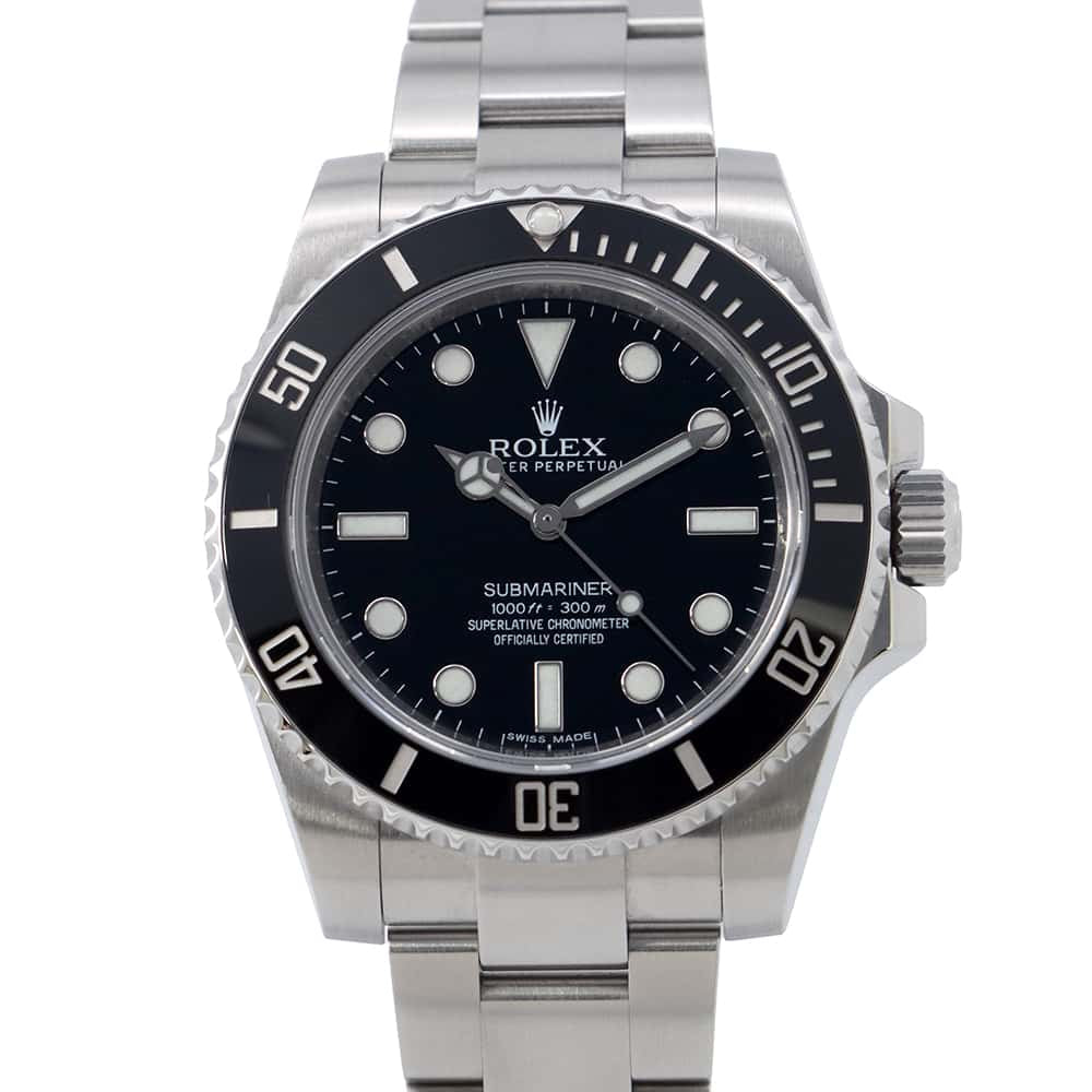 ROLEX Submariner No-Date W40mm Stainless Steel Black Dial114060