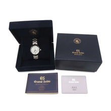 将图像加载到图库查看器中，SEIKO Grand Seiko Spring Drive W39.4mm Stainless Steel Silver DialSBGA015
