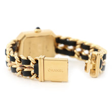 Load image into Gallery viewer, CHANEL Premiere S W20mm×H26ｍｍ Gold Plated Leather Black DialH0001
