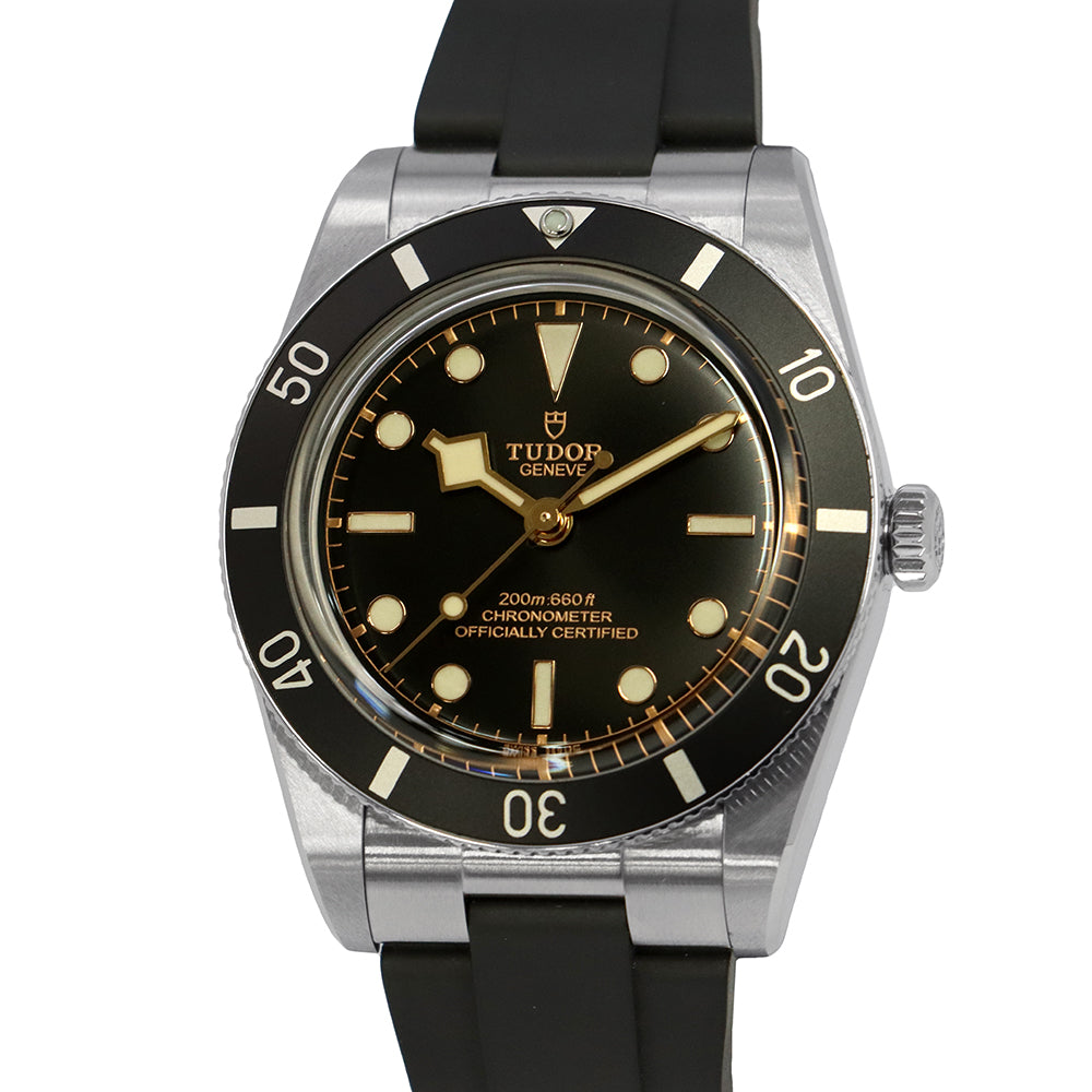 TUDOR Black Bay 54 W37mm Stainless Steel Rubber Black DialM79000N-0002