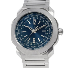 Load image into Gallery viewer, BVLGARI Octo Roma watch W41mm Stainless Steel Blue Dial103481
