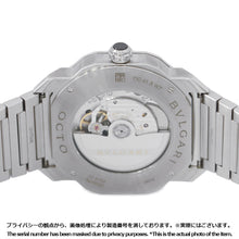Load image into Gallery viewer, BVLGARI Octo Roma watch W41mm Stainless Steel Blue Dial103481
