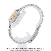 将图像加载到图库查看器中，ROLEX Datejust W26mm Stainless Steel K18YG Ivory Pyramid Dial69173
