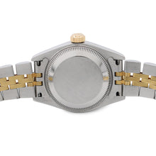 将图像加载到图库查看器中，ROLEX Datejust W26mm Stainless Steel K18YG Ivory Pyramid Dial69173
