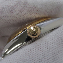 将图像加载到图库查看器中，ROLEX Datejust W26mm Stainless Steel K18YG Ivory Pyramid Dial69173
