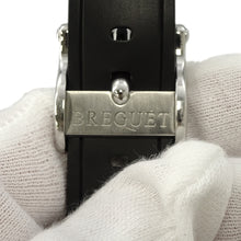 将图像加载到图库查看器中，Breguet Marine II Large Date W40mm Stainless Steel Rubber Black Dial5817ST/92/5V8
