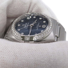 Load image into Gallery viewer, OMEGA Constellation Manhattan W29mm K18WG Stainless Steel Blue Dial131.15.29.20.53.001
