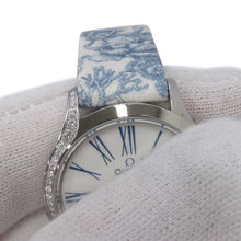 Load image into Gallery viewer, OMEGA De Ville Mini Tresor? W26mm Stainless Steel Cotton Leather Toile de Jouy White Dial428.17.26.60.04.001
