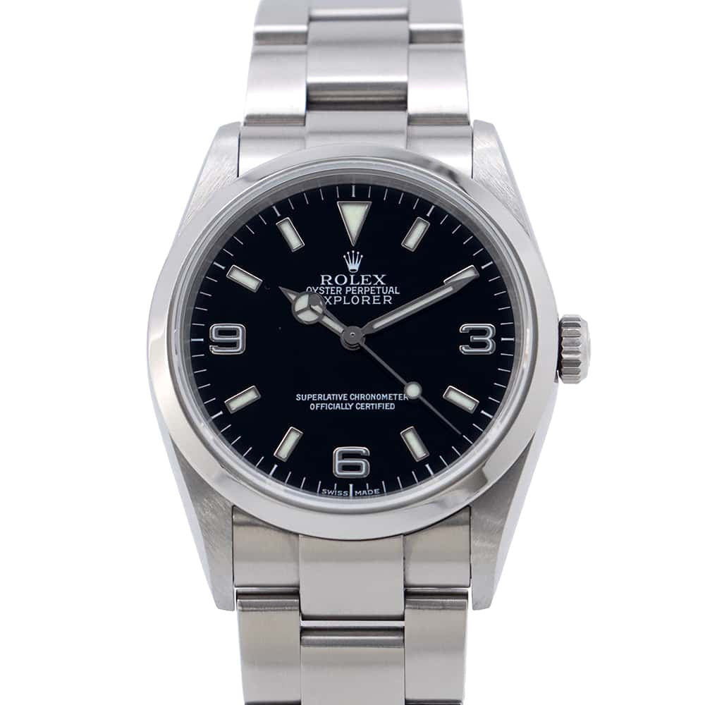 ROLEX ExplorerI W36mm Stainless Steel Black Dial114270