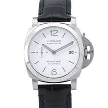 将图像加载到图库查看器中，PANERAI Luminor Quaranta W40mm Stainless Steel White DialPAM01371
