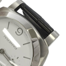 将图像加载到图库查看器中，PANERAI Luminor Quaranta W40mm Stainless Steel White DialPAM01371

