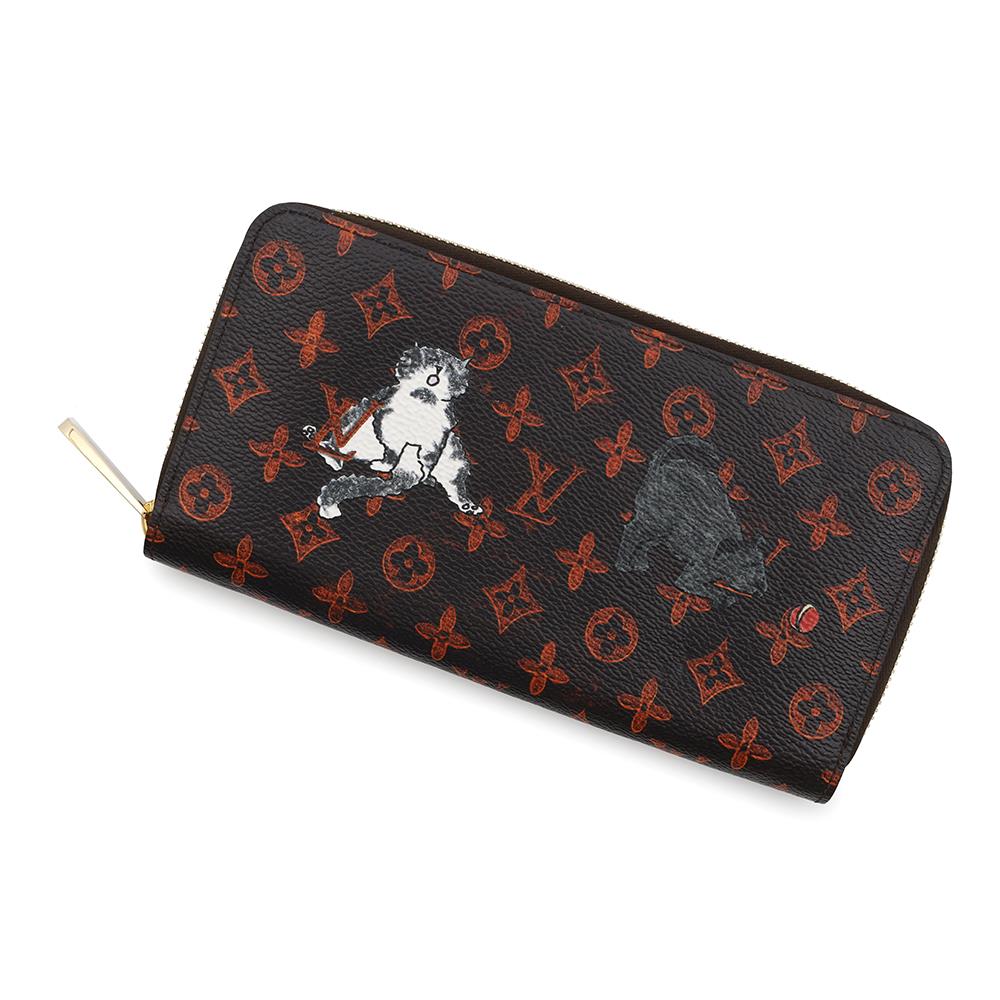 LOUIS VUITTON Zippy Wallet OrangeM63875 Transformed Monogram/Catogram