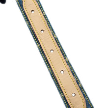 将图像加载到图库查看器中，LOUIS VUITTON Belt Belt Size 80 BlueM6921U Monogram Denim
