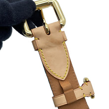 将图像加载到图库查看器中，LOUIS VUITTON Belt Belt Size 80 BlueM6921U Monogram Denim
