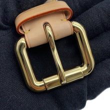将图像加载到图库查看器中，LOUIS VUITTON Belt Belt Size 80 BlueM6921U Monogram Denim
