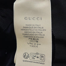 Load image into Gallery viewer, GUCCI Logo baseball cap Size S Black751400 Cotton100%
