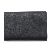 将图像加载到图库查看器中，LOUIS VUITTON Portefeuille Capucine Compact Noir/Hot pinkM62157 Taurillon Leather
