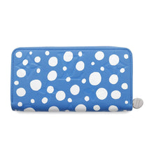 将图像加载到图库查看器中，LOUIS VUITTON LV × YK Zippy Wallet blue bronM81954 Monogram Empreinte Leather/Infinity Dot
