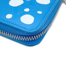 将图像加载到图库查看器中，LOUIS VUITTON LV × YK Zippy Wallet blue bronM81954 Monogram Empreinte Leather/Infinity Dot
