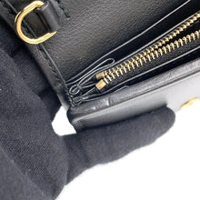 将图像加载到图库查看器中，GUCCI Interlocking G Blondie Chain Wallet Black725219 Leather
