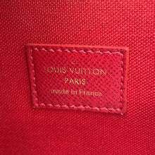 Load image into Gallery viewer, LOUIS VUITTON Felicie Pochette RedN63032 Damier Ebene Canvas
