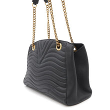 Load image into Gallery viewer, LOUIS VUITTON New Wave Chain Tote NoirM51496 Calf Leather
