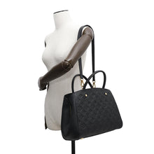 Load image into Gallery viewer, LOUIS VUITTON Montaigne NoirM41048 Monogram Empreinte Leather Size MM
