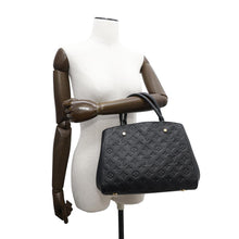 Load image into Gallery viewer, LOUIS VUITTON Montaigne NoirM41048 Monogram Empreinte Leather Size MM
