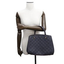 将图像加载到图库查看器中，LOUIS VUITTON Montaigne Marine RougeM42746 Monogram Empreinte Leather Size MM
