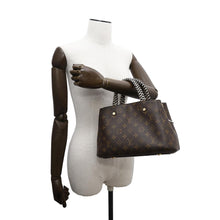 Load image into Gallery viewer, LOUIS VUITTON Montaigne Noir/CreamM45311 Monogram Size BB
