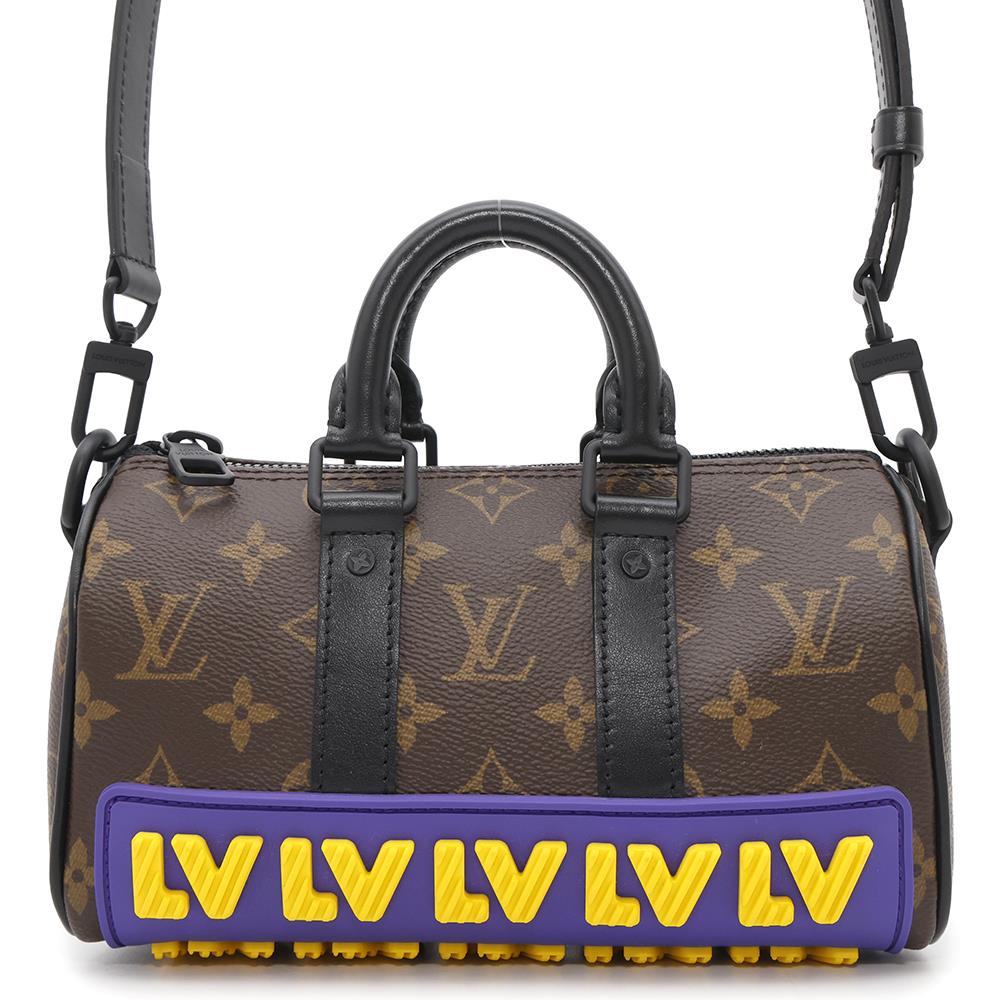 LOUIS VUITTON Keepall NoirM45788 Monogram LV rubber Size XS