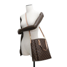 将图像加载到图库查看器中，LOUIS VUITTON Belmont NV VenusN60297 Damier Ebene Canvas Size BB
