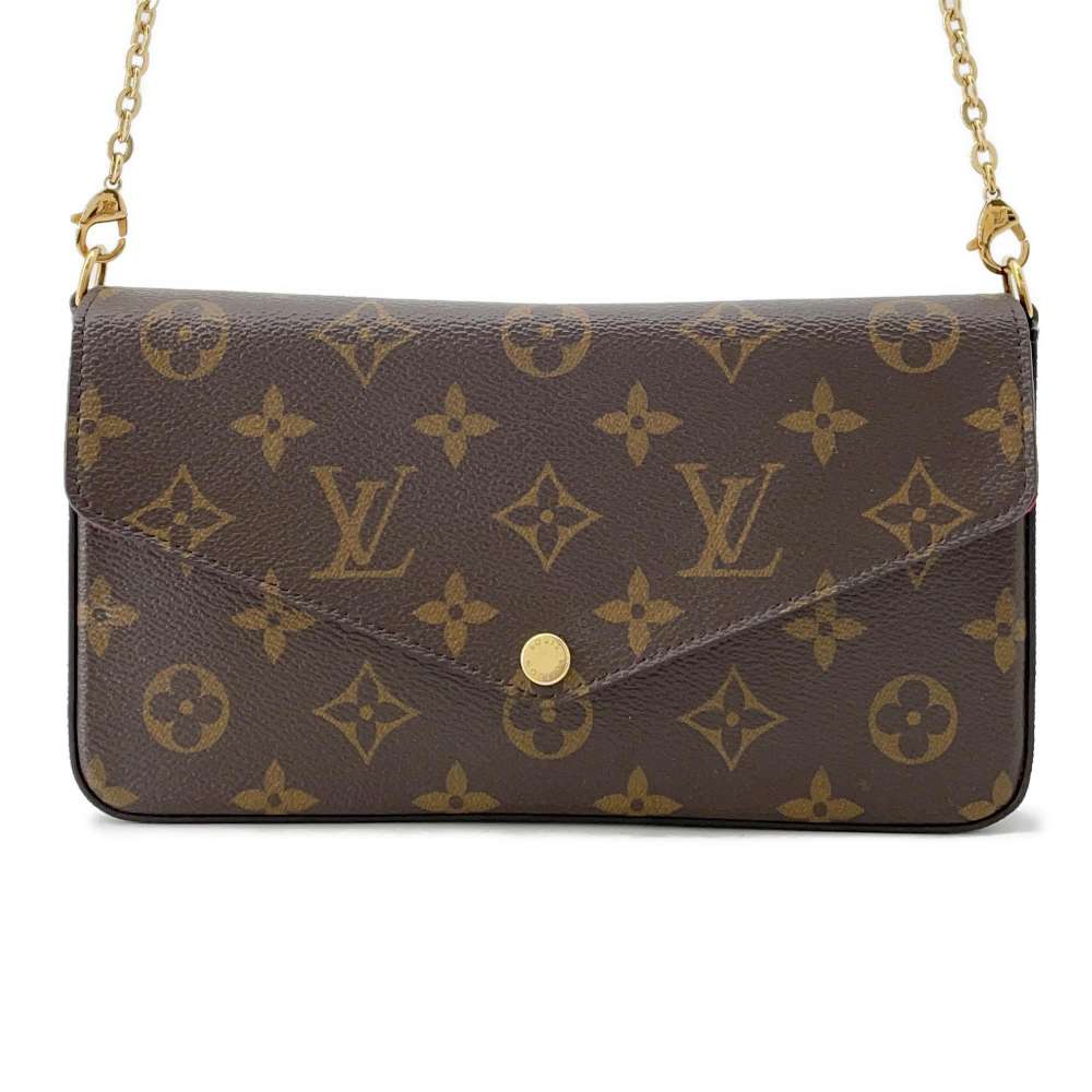 LOUIS VUITTON Felicie Pochette  FuchsiaM81896 Monogram