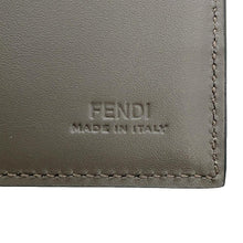 Load image into Gallery viewer, FENDI Shadow Bifold Wallet Green/Gray7M0169 Leather
