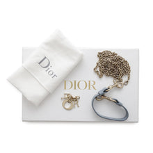 将图像加载到图库查看器中，Dior Lady Dior Cannage Phone Holder CloudBlueS0872ONMJ Lambskin
