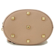 将图像加载到图库查看器中，Ferragamo Gancini The Studio Bucket Amaretti Beige212892 Leather
