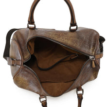 Load image into Gallery viewer, Berluti Calligraphy 2wayTravel Bag Brown/Gold・Platinum patine Leather
