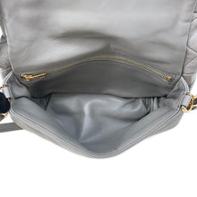 Load image into Gallery viewer, LOEWE Goya Puffer Shoulder Bag Pearl GreyA896W56X05 Lambskin
