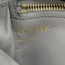 Load image into Gallery viewer, LOEWE Goya Puffer Shoulder Bag Pearl GreyA896W56X05 Lambskin
