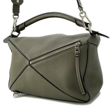 Load image into Gallery viewer, LOEWE Puzzle bag Khaki322.12KS20 Calf Leather Size Medium

