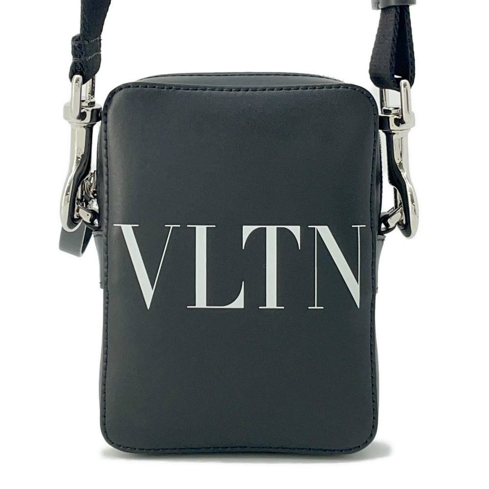Valentino Garavani VLTNLogo Shoulder Bag Black4Y2B0943WJW Leather Size Small