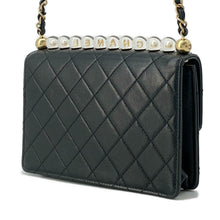 Load image into Gallery viewer, CHANEL ChainShoulder Bag BlackAS0585 Lambskin
