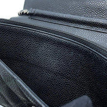 Load image into Gallery viewer, CHANEL Matelasse Chain wallet BlackA33814 Caviar Leather
