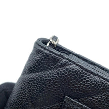 Load image into Gallery viewer, CHANEL Matelasse Chain wallet BlackA33814 Caviar Leather
