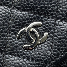 Load image into Gallery viewer, CHANEL Matelasse Chain wallet BlackA33814 Caviar Leather
