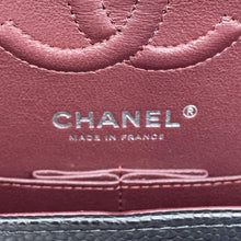 Load image into Gallery viewer, CHANEL Matelasse W Flap ChainShoulder Bag Black Caviar Leather Size 23

