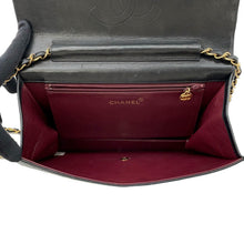 Load image into Gallery viewer, CHANEL Matelasse Push Lock ChainShoulder Bag Black Lambskin
